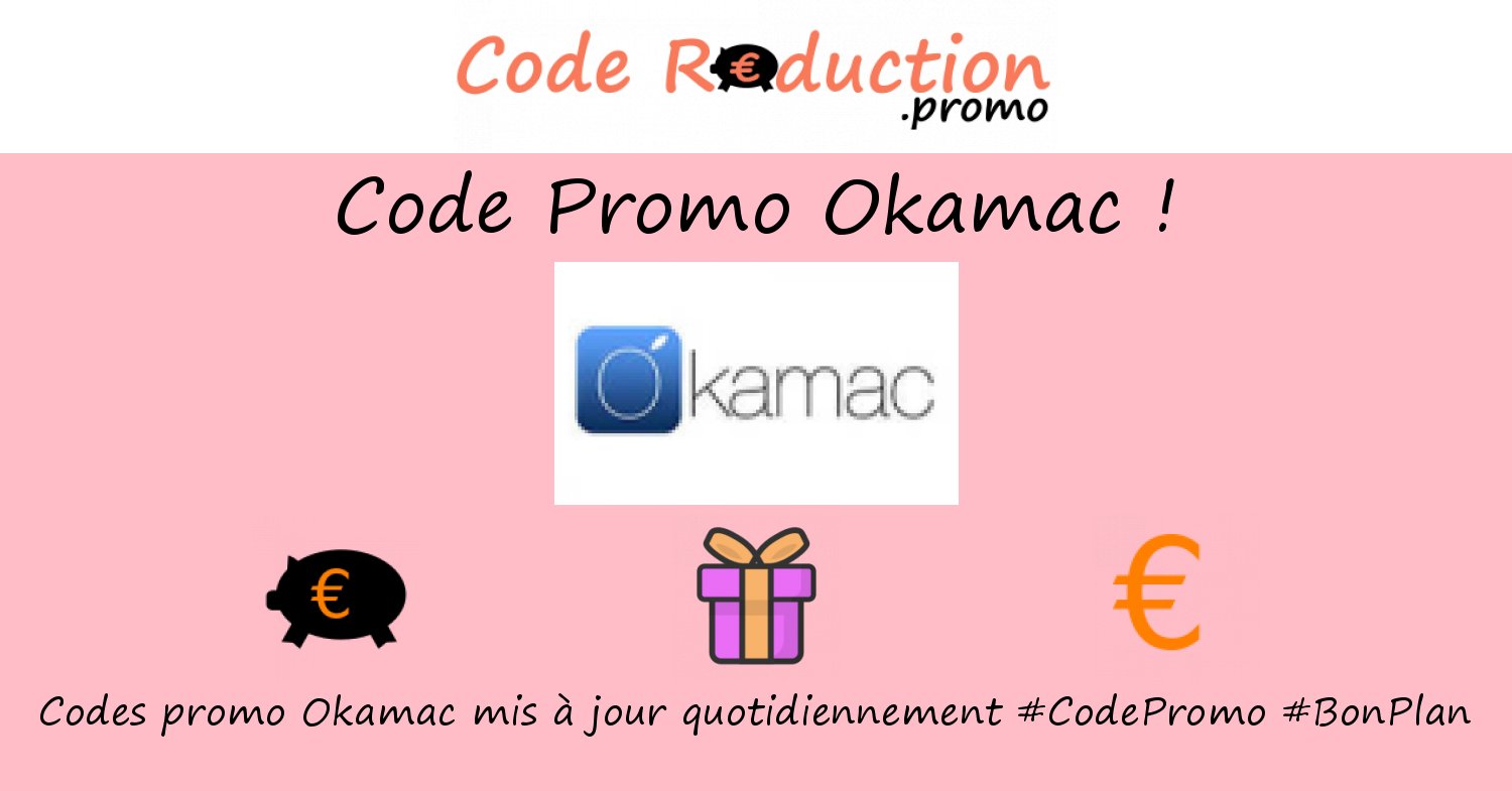 CodeRed_Promo's tweet card. ᐅ Trouvez un code promo Okamac valide ⭐ Obtenez des réductions exclusives en utilisant un ❤❤❤ code promo Okamac ❤❤❤ Novembre 2025
