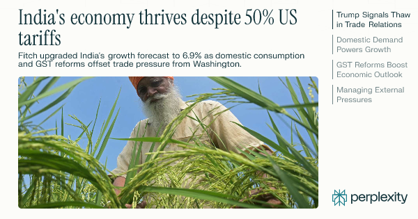 _navnitkumar's tweet card. India has demonstrated remarkable economic resilience despite facing mounting pressure from US tariffs, with the country posting strong GDP growth driven by...