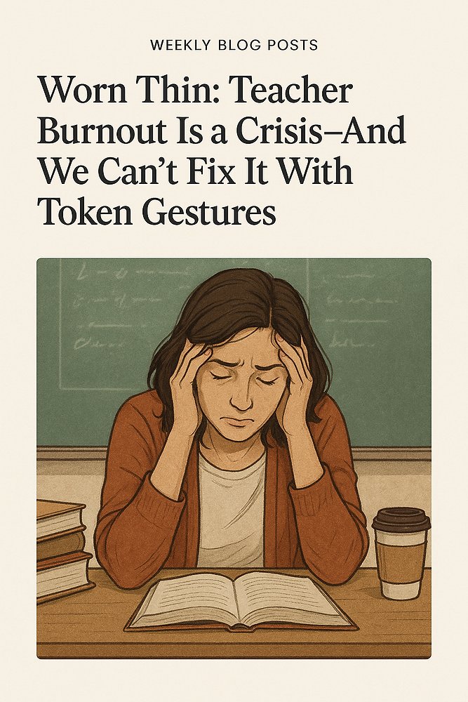 classreclaimed's tweet card. A recent survey by the Connecticut Education Association revealed what many in education already know: teachers are at their breaking point. Nearly 98% of respondents cited stress or burnout as a top...