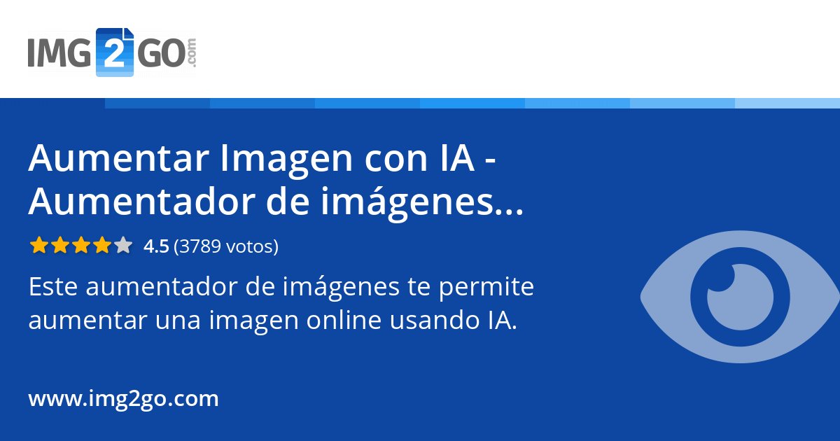 juanguez's tweet card. Este aumentador de imágenes te permite aumentar una imagen online usando IA.