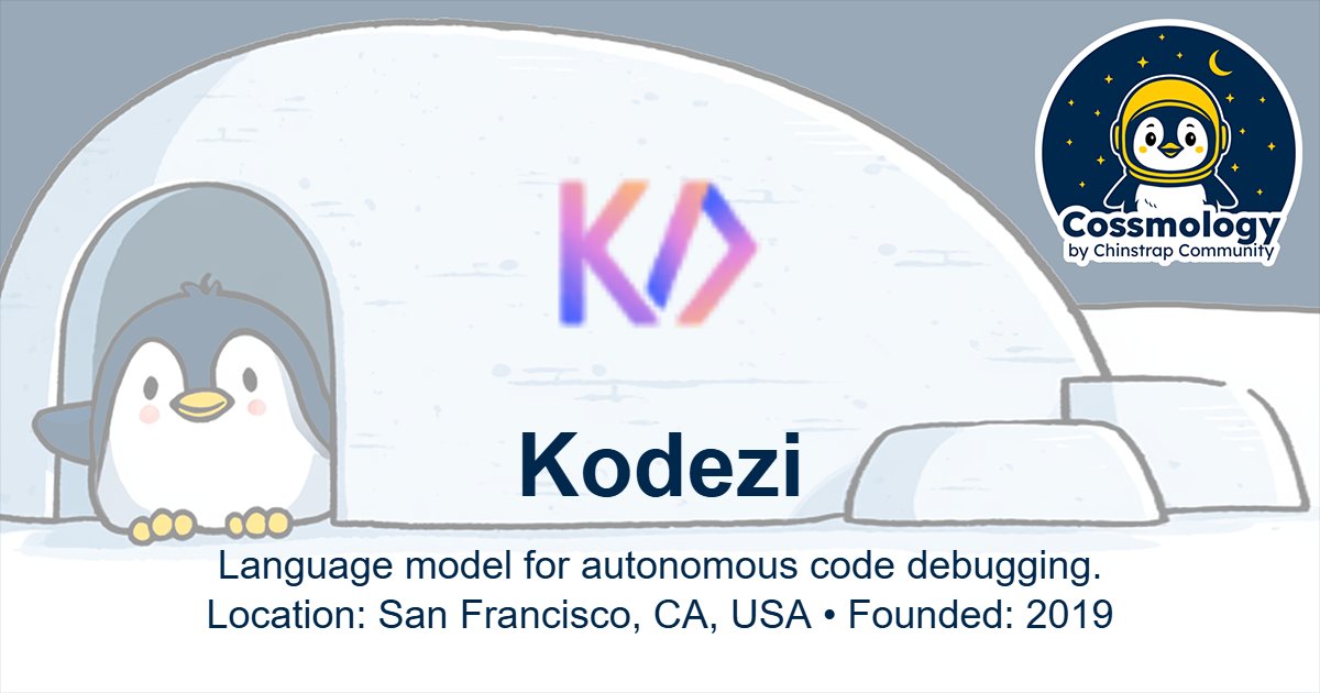 ChinstrapC's tweet card. Cossmology is your view into the COSS universe