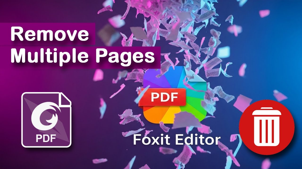 RehanaDhaka1216's tweet card. How to Remove Multiple Pages from PDF using Foxit PDF Editor
