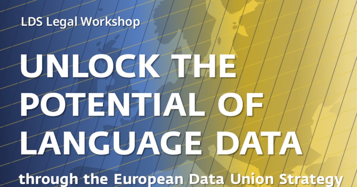 AcrossLegal's tweet card. Unlock the potential of language data through the European Data Union Strategy