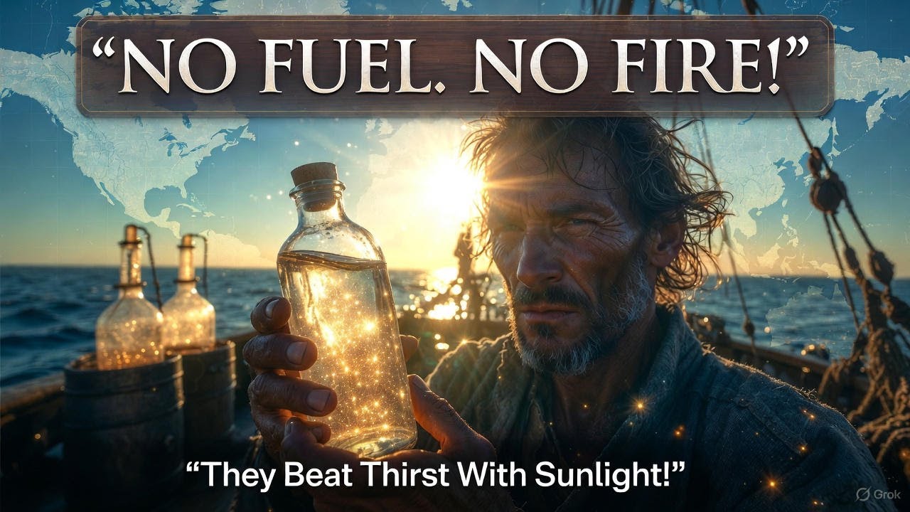 TechPdM's tweet card. Pirates’ Secret Water Trick: How They Made Fresh Water Without Fire...