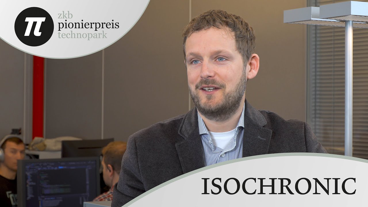 technopark_zh's tweet card. Isochronic - Finalist ZKB Pionierpreis Technopark 2022