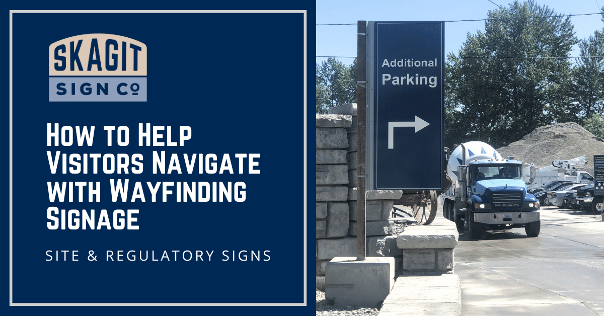SkagitSignCo's tweet card. In this article, we’ll explore the importance of wayfinding signage and share practical tips for designing systems that make navigation seamless.