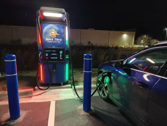 FreeWireTech's tweet card. The convenience retailer will use data from this FreeWire ultrafast charger, which officially opened on Feb. 1, to map out its broader plan for the tech.