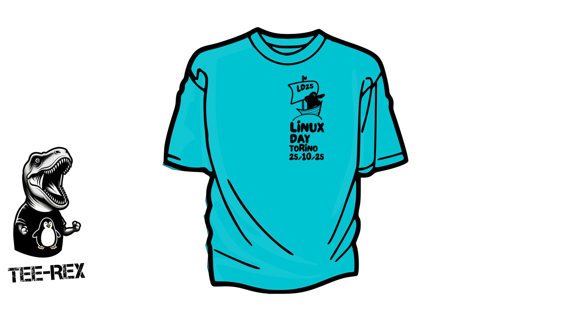 LinuxDayTorino's tweet card. Acquista maglietta Linux Day Torino 2025 a 15€ e partecipa al Linux Day