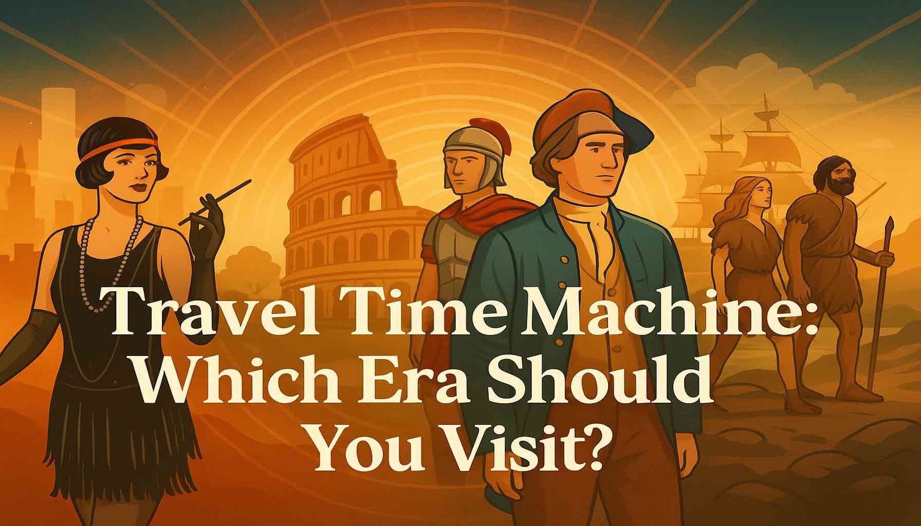 BrainFall's tweet card. If you could travel through time for the ultimate historical vacation, where (or more precisely, when) would you go? Each era in human history has its own unique charm, challenges,