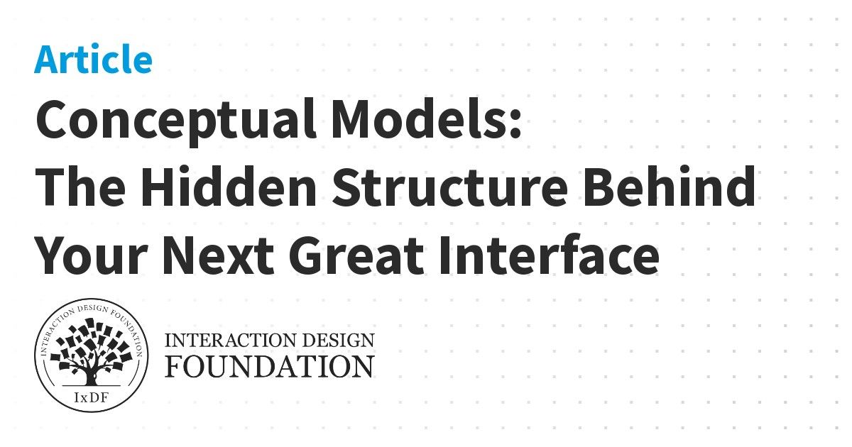uxness's tweet card. Discover the hidden structure behind every great interface. Master how to use conceptual models to design systems that users instantly understand and grow to trust.