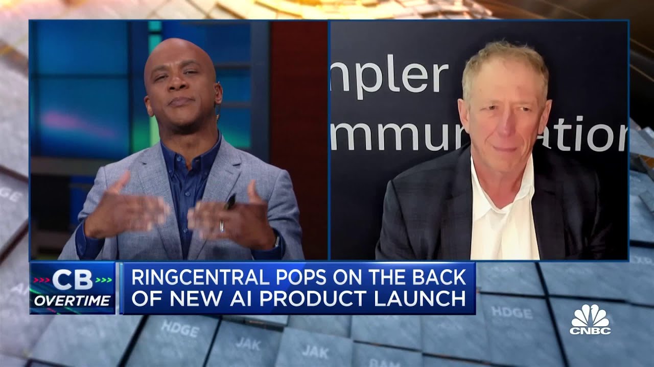 TechNewsClub's tweet card. RingCentral CEO Vlad Shmunis on company's new A.I. product launch