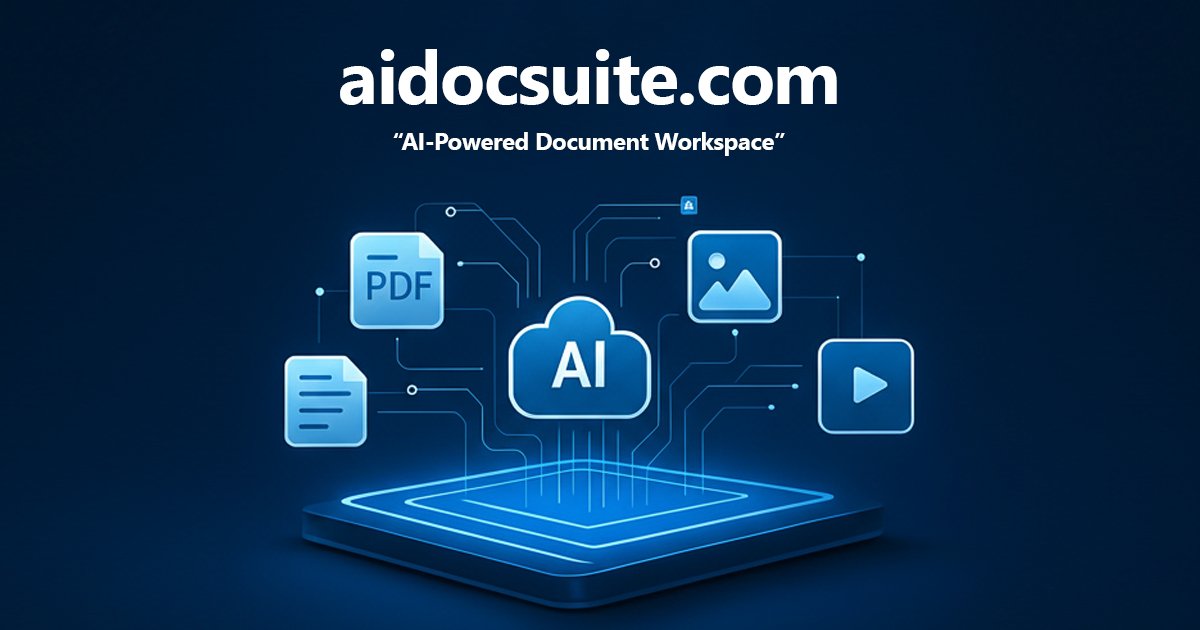 ai_doc_suite's tweet card. Convert any audio and video files instantly. MP3, WAV, AAC, MP4, AVI, MKV & More — fast, secure, no watermark.