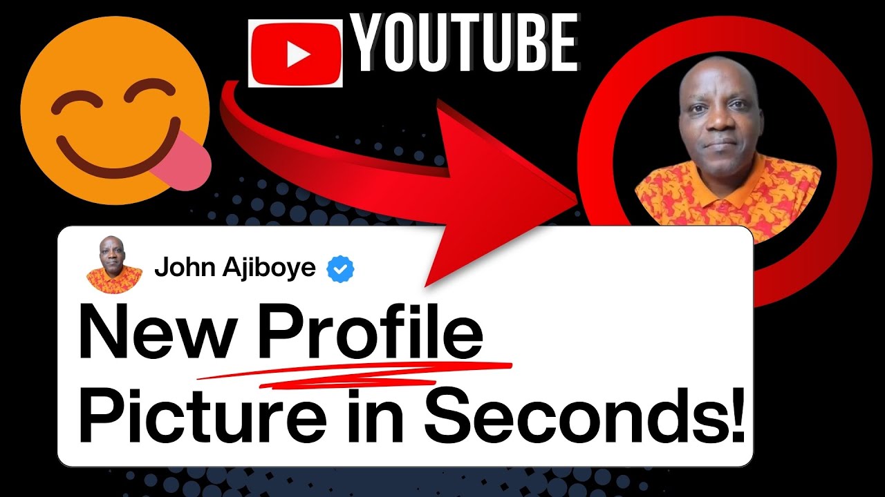 askjofa's tweet card. UPDATE Your YouTube Profile Picture in SECONDS (Desktop & Mobile...