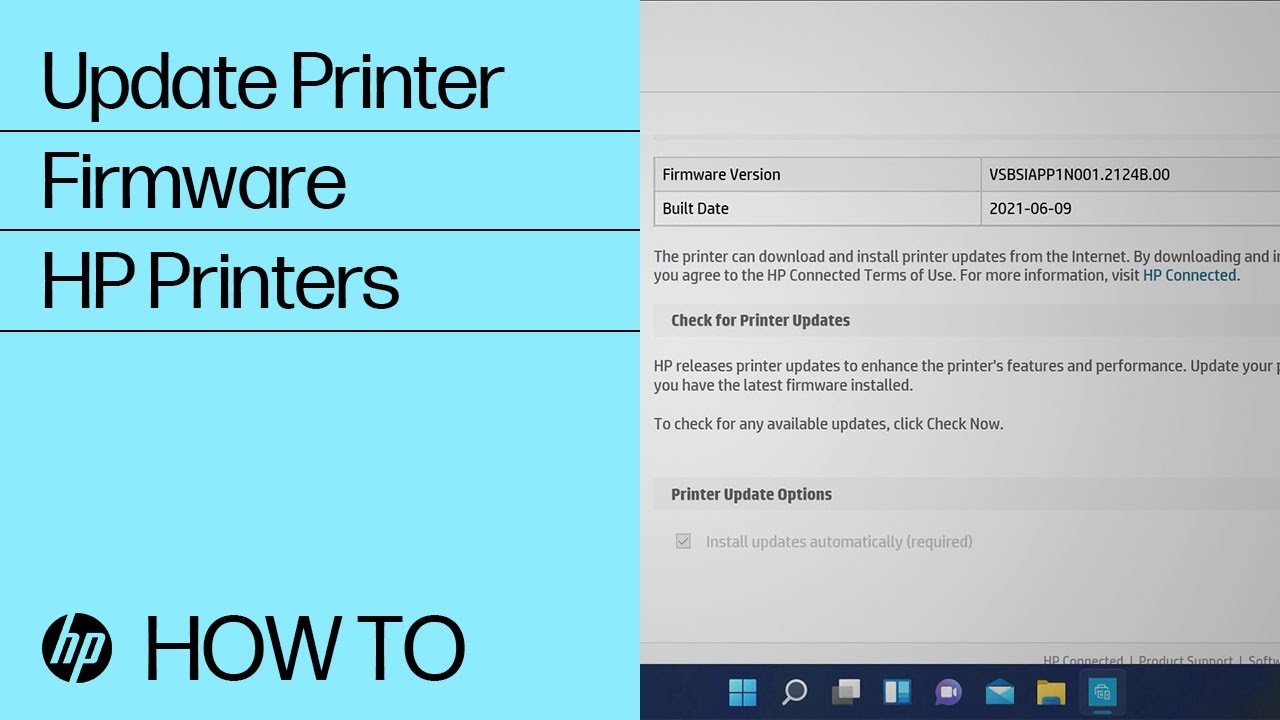 HPSupport's tweet card. Update Printer Firmware | HP Printers | HP Support