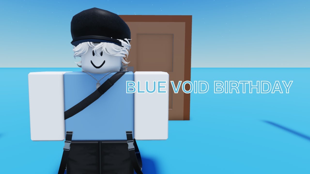 NEDCommenter's tweet card. BLUE VOID BIRTHDAY | Roblox Animation