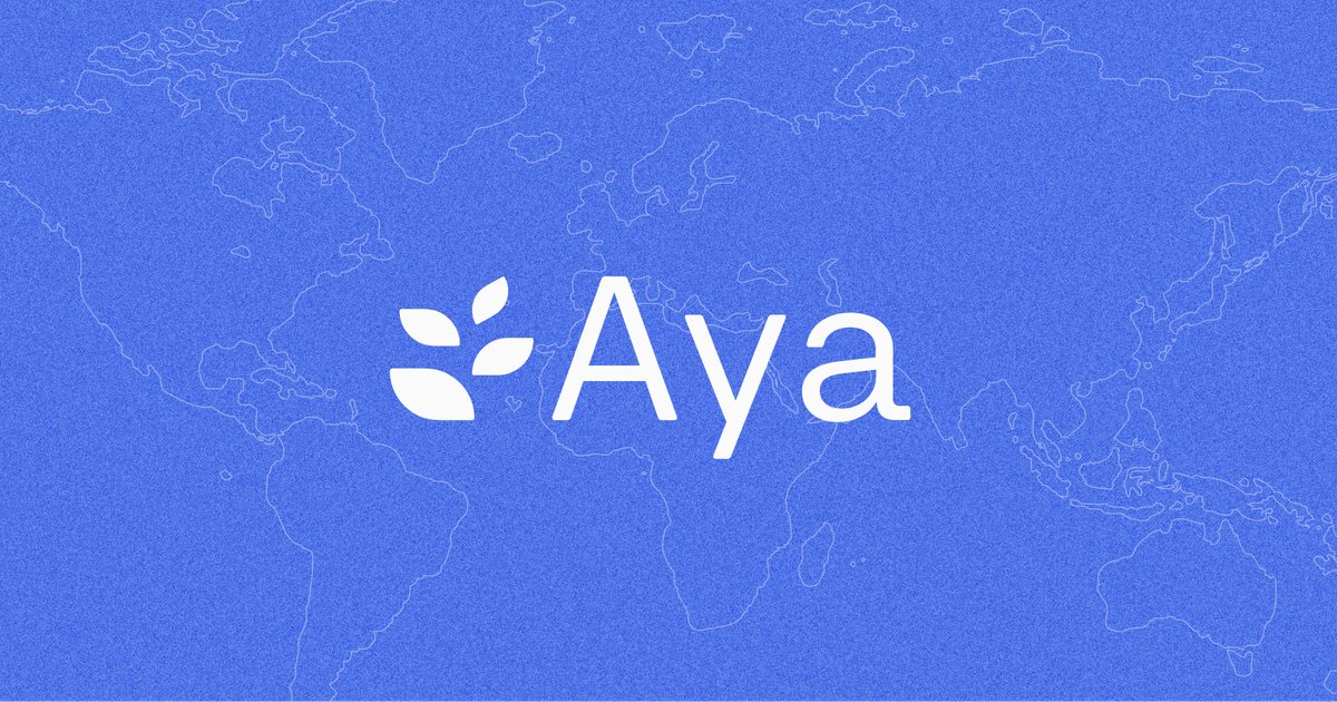 michabbb's tweet card. Cohere’s research lab, Cohere Labs, released the Aya model, a state-of-the-art, open source, massively multilingual, research LLM covering 101 languages – including more than 50 previously underser...