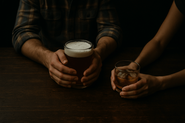 writerkjs's tweet card. “Set against the worn streets and waters of Pilgrim’s Bay, this excerpt captures the quiet ache of friendship, desire, and the pull of the past.”