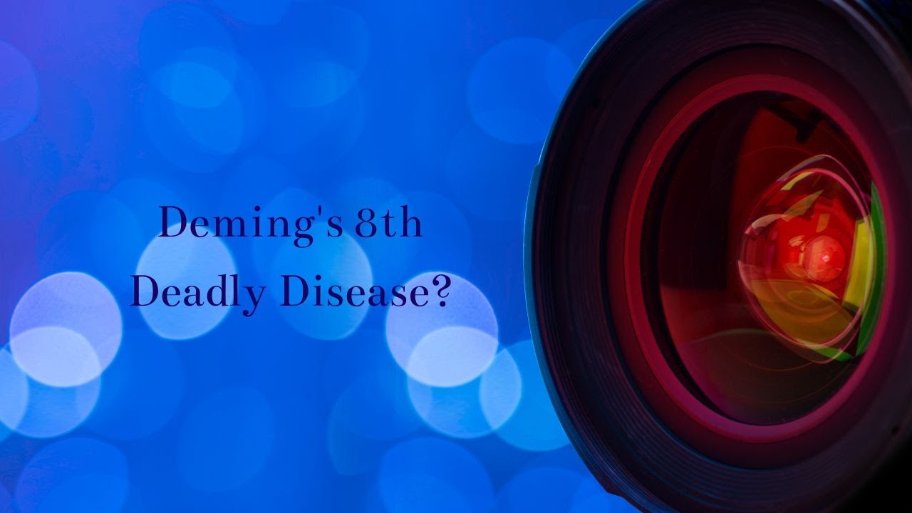 DemingLens's tweet card. Deming's 8th Deadly Disease?