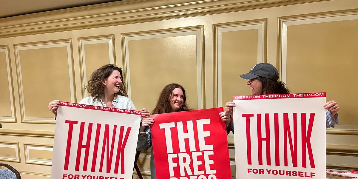 bariweiss's tweet card. The Free Press is joining Paramount.