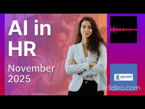 IndianHRBlog's tweet card. AI in HR - (Hindi - Nov 2025)