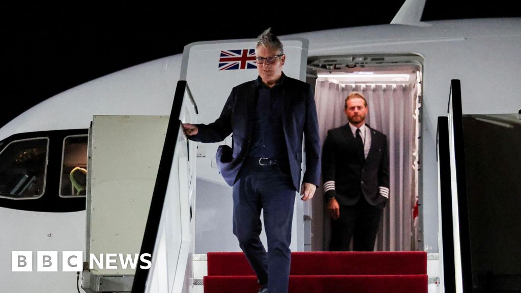 BBCNews's tweet card. US President Donald Trump will lead Monday's summit, where No 10 says the agreement will be signed.