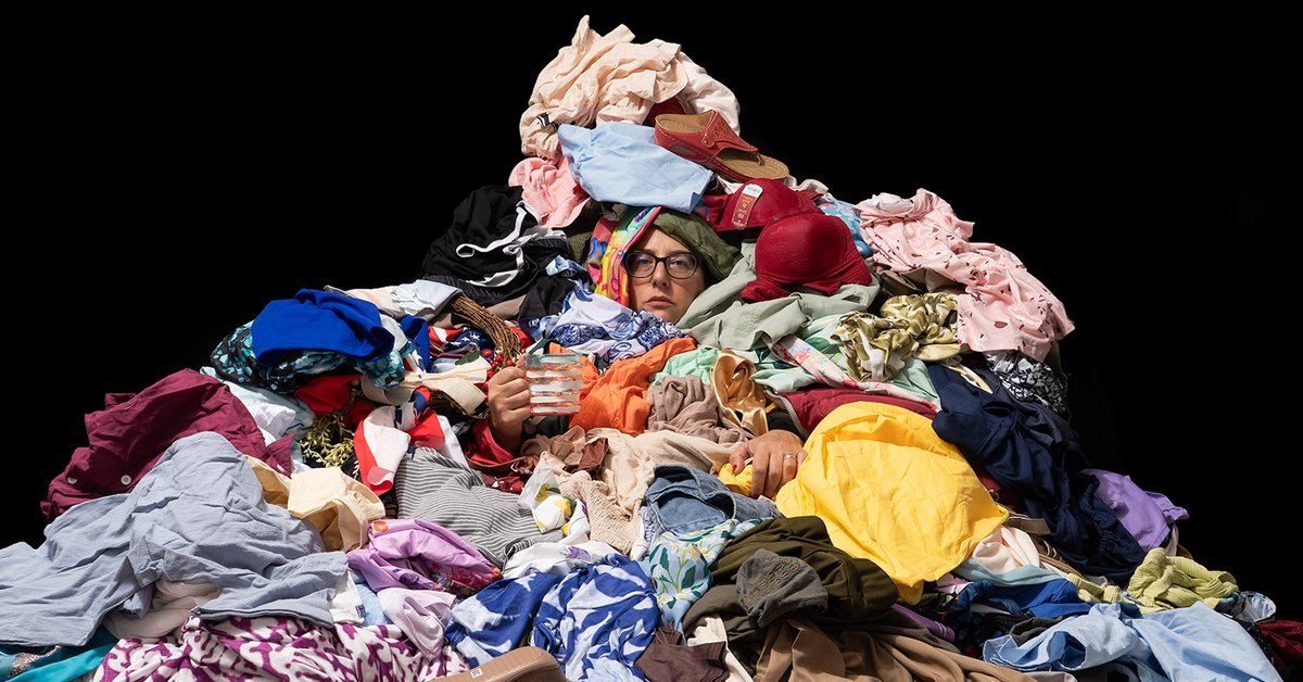 CoraCHarrington's tweet card. Pallets of overstock, returned, and undelivered-mail packages are an indicator of just how much stuff there is in the retail ecosystem.