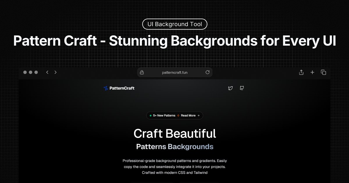 frontendbr's tweet card. 100+ curated CSS background patterns and gradients. Tailwind CSS ready, responsive, and free to use. Perfect for modern web design.