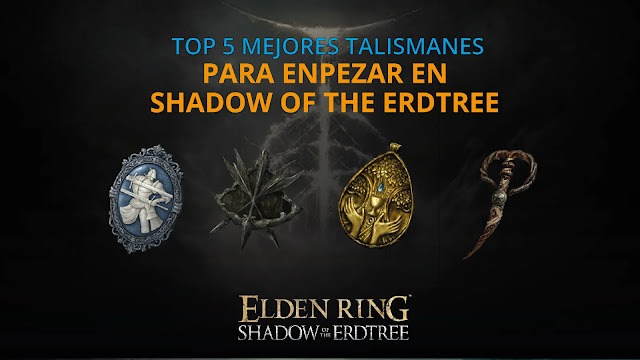FinalclickBlog's tweet card. Como conseguir los mejores talismanes en Elden Ring Shadow of the Erdtree
