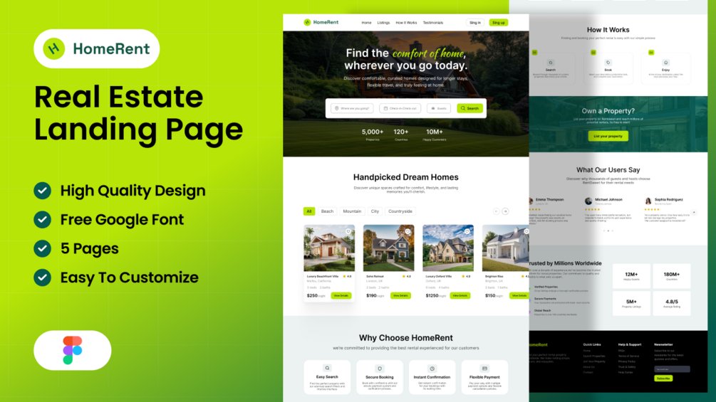 sohel_67's tweet card. Present properties with style and clarity using this clean, modern Real Estate Property Landing Page UI Kit. Designed for high-conversion and premium user experience, this kit helps real estate age...