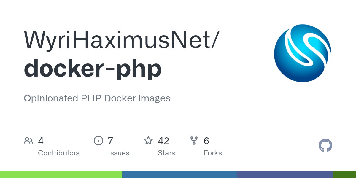 WyriHaximus's tweet card. Opinionated PHP Docker images. Contribute to WyriHaximusNet/docker-php development by creating an account on GitHub.