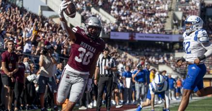 CarsonCashion's tweet card. The first Browning graduate to play football for the Griz on scholarship scored against Indiana State.