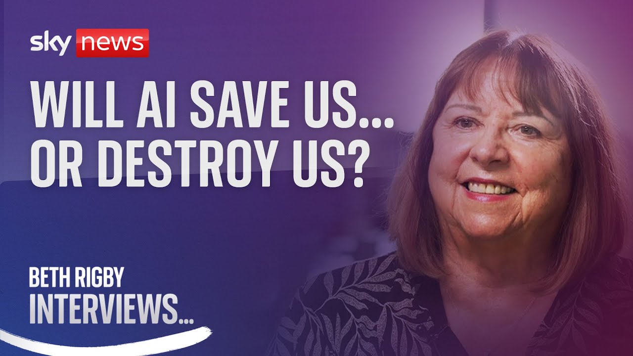 Identatron's tweet card. Beth Rigby Interviews... Dame Wendy Hall on artificial intelligence