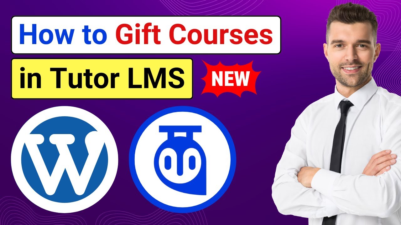 wpgiz's tweet card. How to Gift Courses in Tutor LMS | Course Gift Feature Tutor LMS...