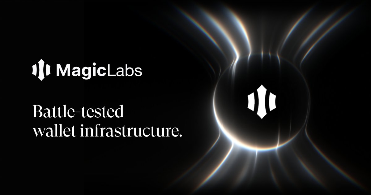 magic_labs's tweet card. Magic API Wallets and Embedded Wallets Demo
