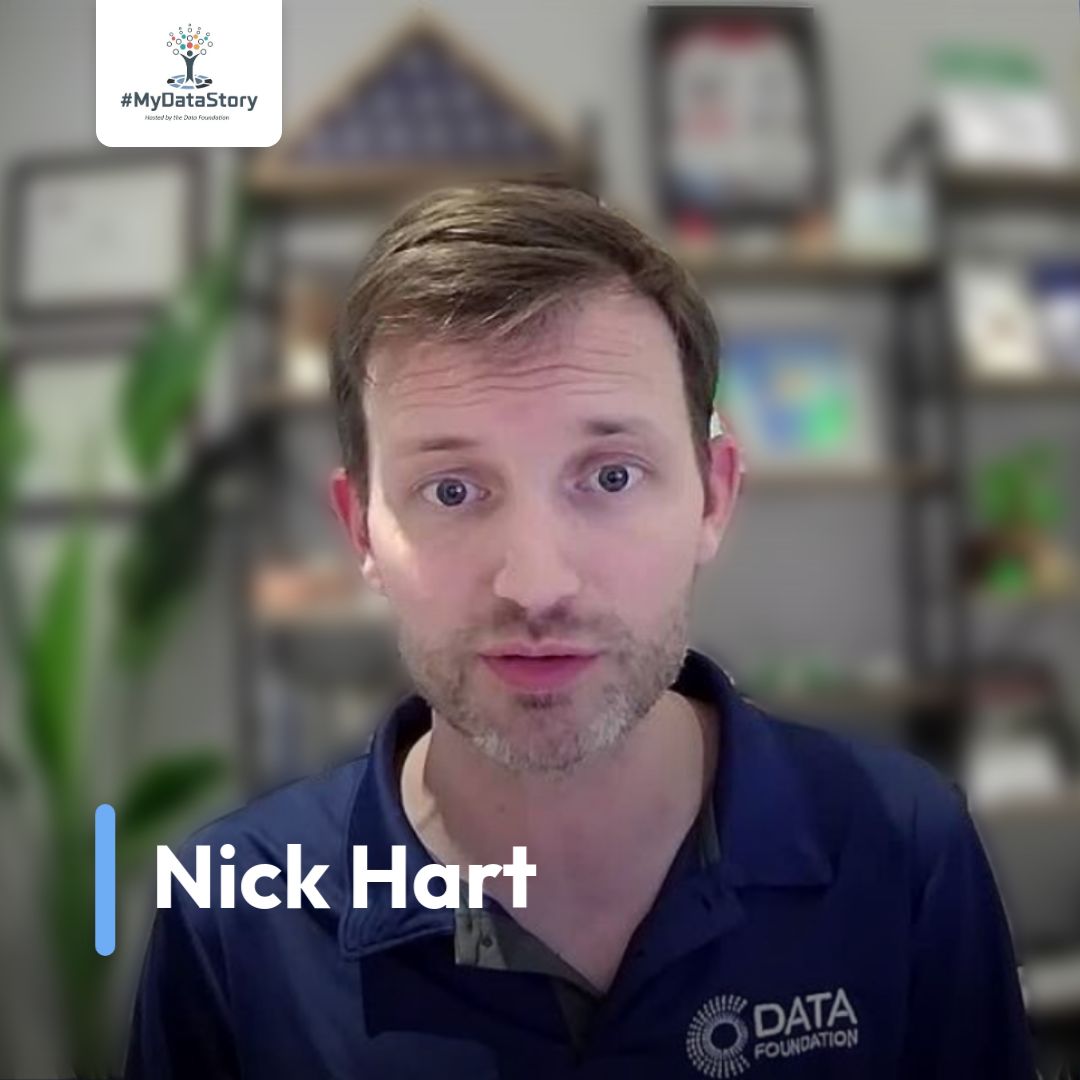 NickRHart's tweet card. An authentic testimonial video published by Data Foundation on February 25, 2025 using Vocal Video.
