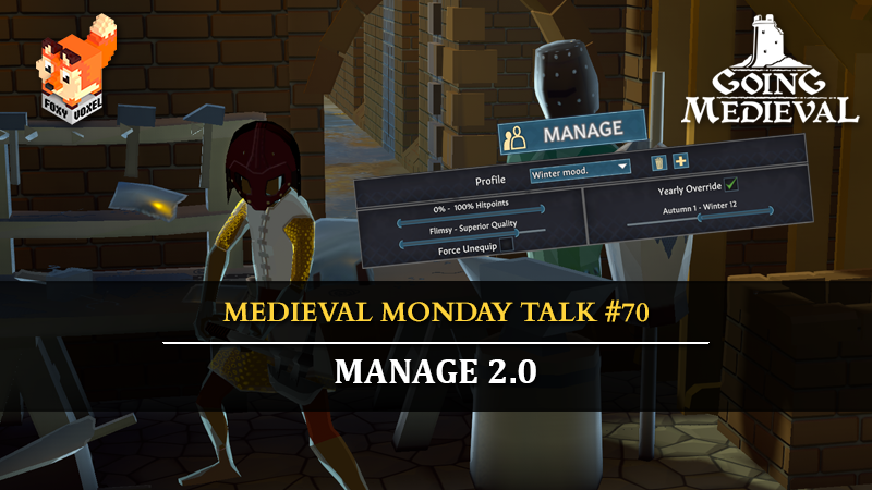 going_medieval's tweet card. Improved management