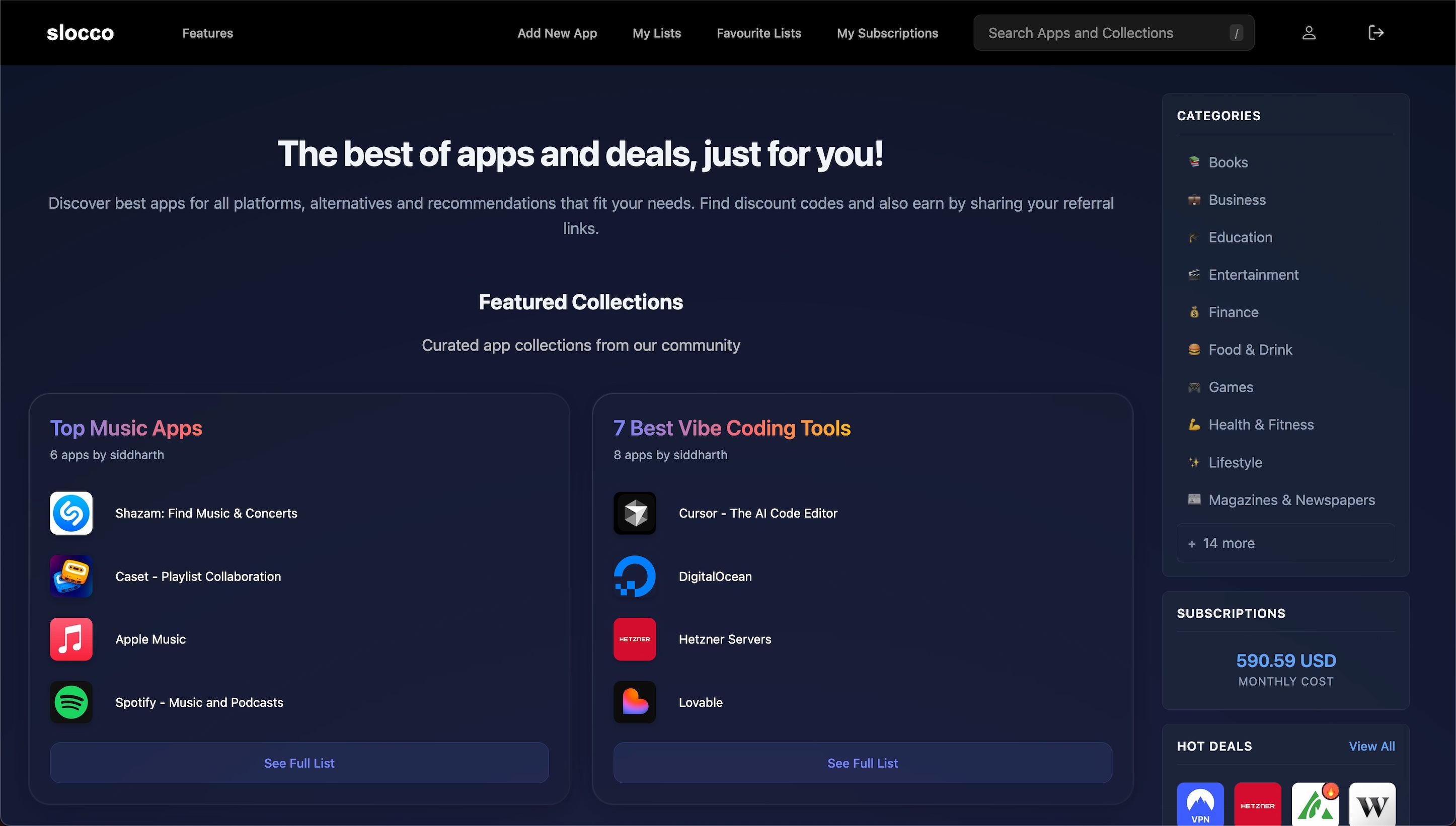 siddharthverse's tweet card. The apps and products platform for creators and users. Launch your apps and products, discover others, track subscriptions, find deals, and build shareable collections.
