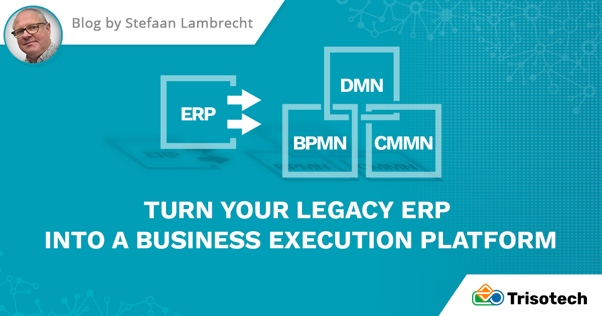 Trisotech's tweet card. ERP shouldn’t impose “best practices”; it should enable continuous adaptation to how your business actually operates — and evolves.