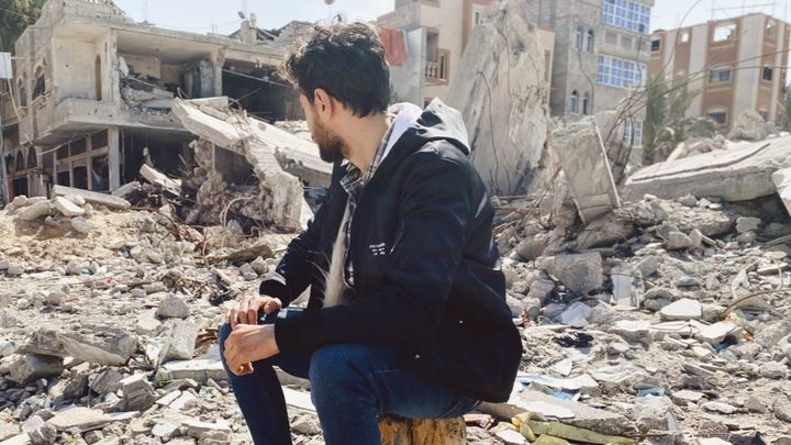 falastinarchive's tweet card. My name is Allison, I am a 26 year-old currently living in the United States and… Allison L needs your support for Help Raji and His Father Evacuate from Gaza