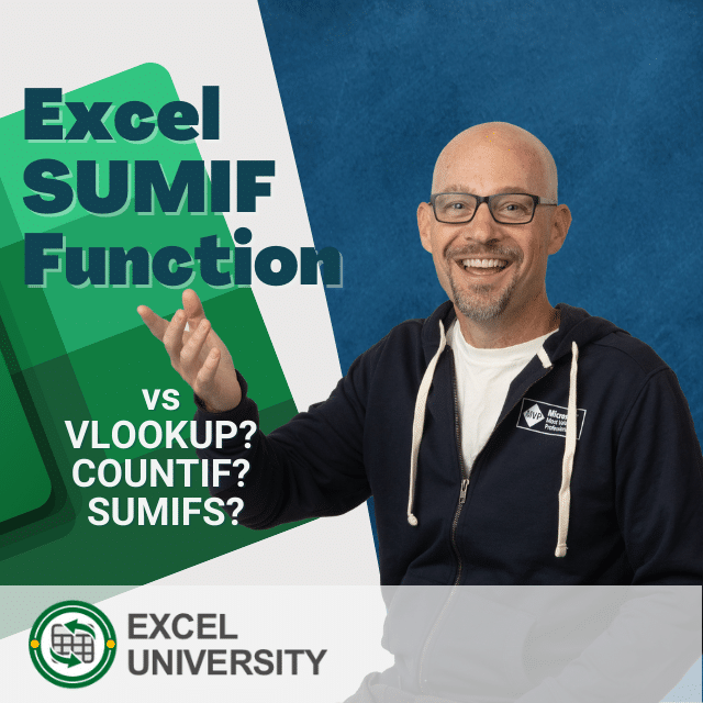 Exceluniversity's tweet card. Learn to use Excel's SUMIF function for conditional adding. Make your data tasks more efficient with this practical tutorial.
