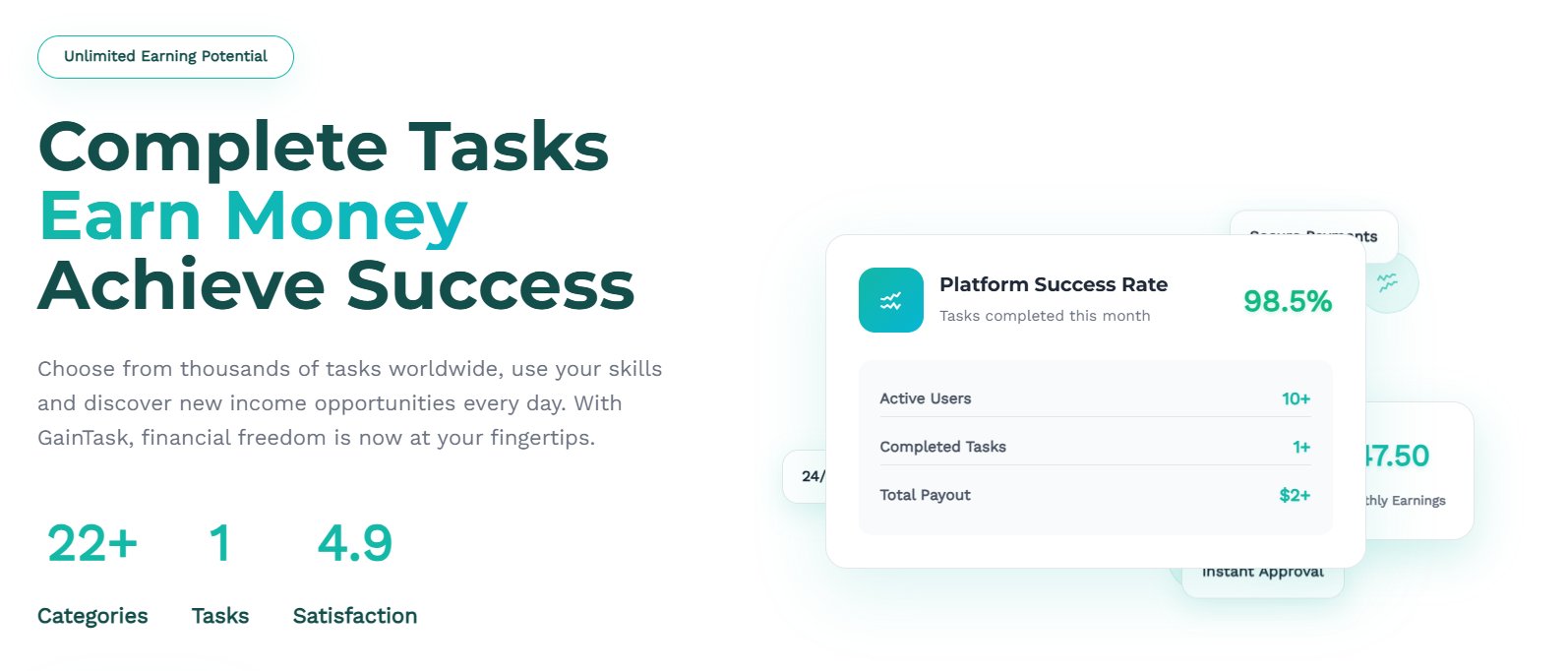 Aseeduegitim's tweet card. GainTask is a next-generation online task platform designed for real users who want to earn money online by completing structured, meaningful tasks. Unlike generic micro-task websites, GainTask...