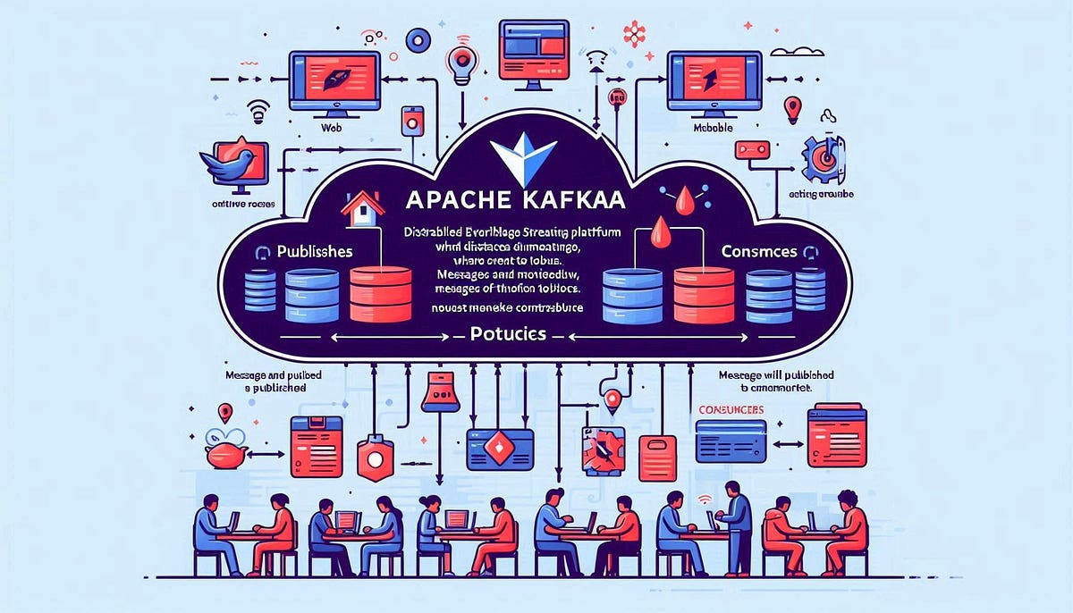 antorobin's tweet card. Apache Kafka is a distributed event streaming platform designed for high-throughput, fault-tolerant data processing. It follows a…