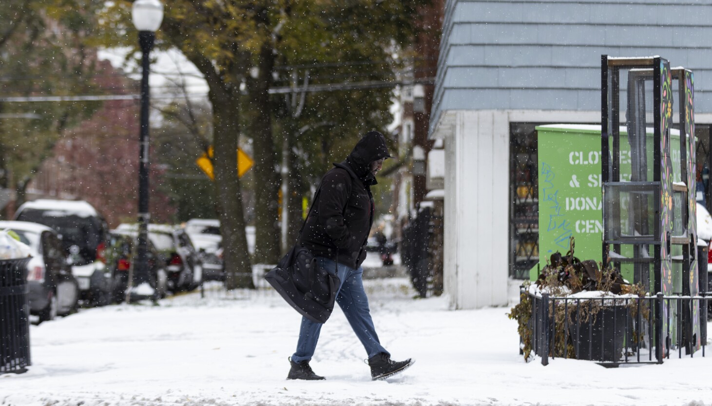 ReporterHal's tweet card. Passengers were dealing with a double-whammy: weather-related delays and the stress of being caught up in the fourth day of government-mandated flight cancellations amid an air traffic controller...