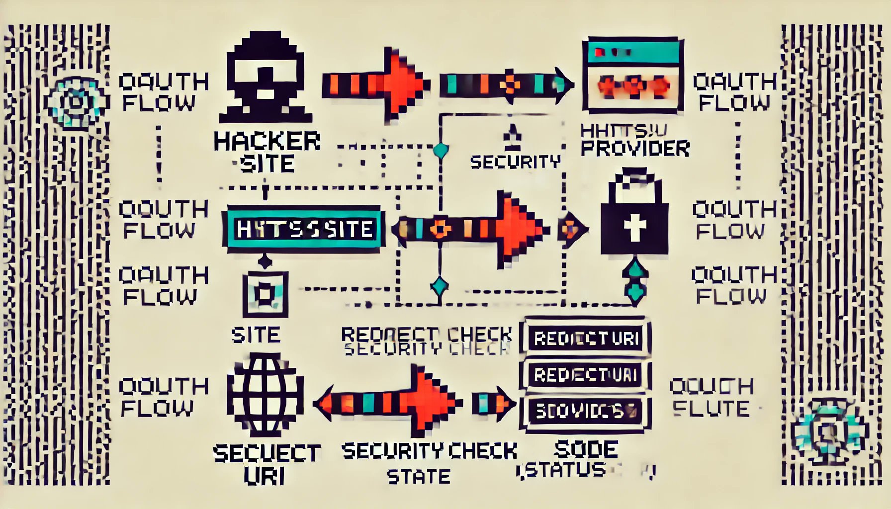 security_sesha's tweet card. Explore OAuth vulnerabilities: `redirect_uri` manipulations, state parameter misconfigurations, real-world attacks, and prevention tips