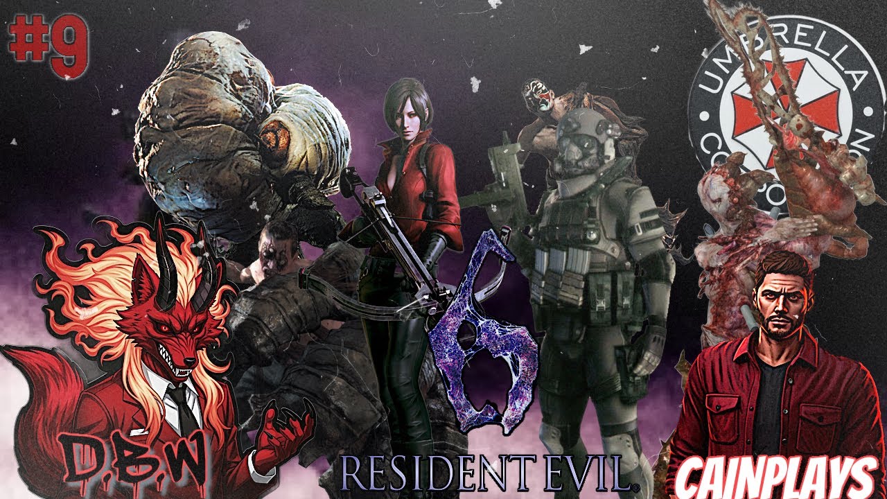 Demonbloodwolf9's tweet card. Resident Evil 6: #9 Finale FT @CAINPLAYS_