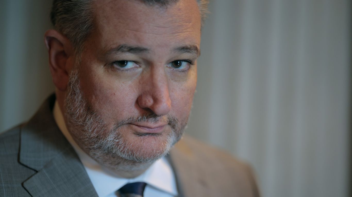 axios's tweet card. Cruz is putting himself on a collision course with Vice President Vance, a Carlson ally widely seen as the 2028 GOP frontrunner.