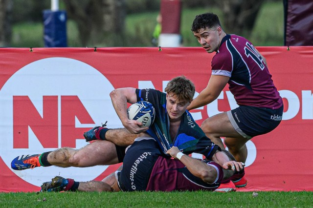 FrontRowUnion's tweet card. On Saturday afternoon Queens University 3XV were the visitors to Roughfort to face Academy 2XV in a Provincial East League fixture. Queens were fast out of the blocks. They took the lead in the ope…