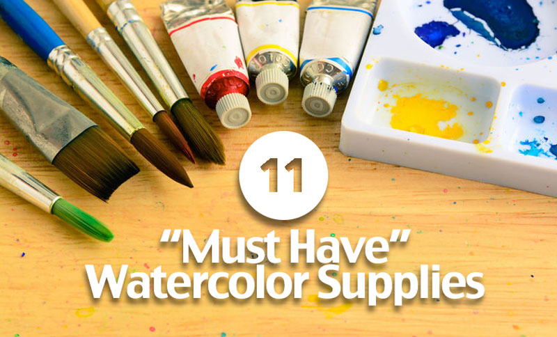 TheKeyIsNikii's tweet card. What watercolor supplies does a beginner need? Find out here. #doityourself #howto