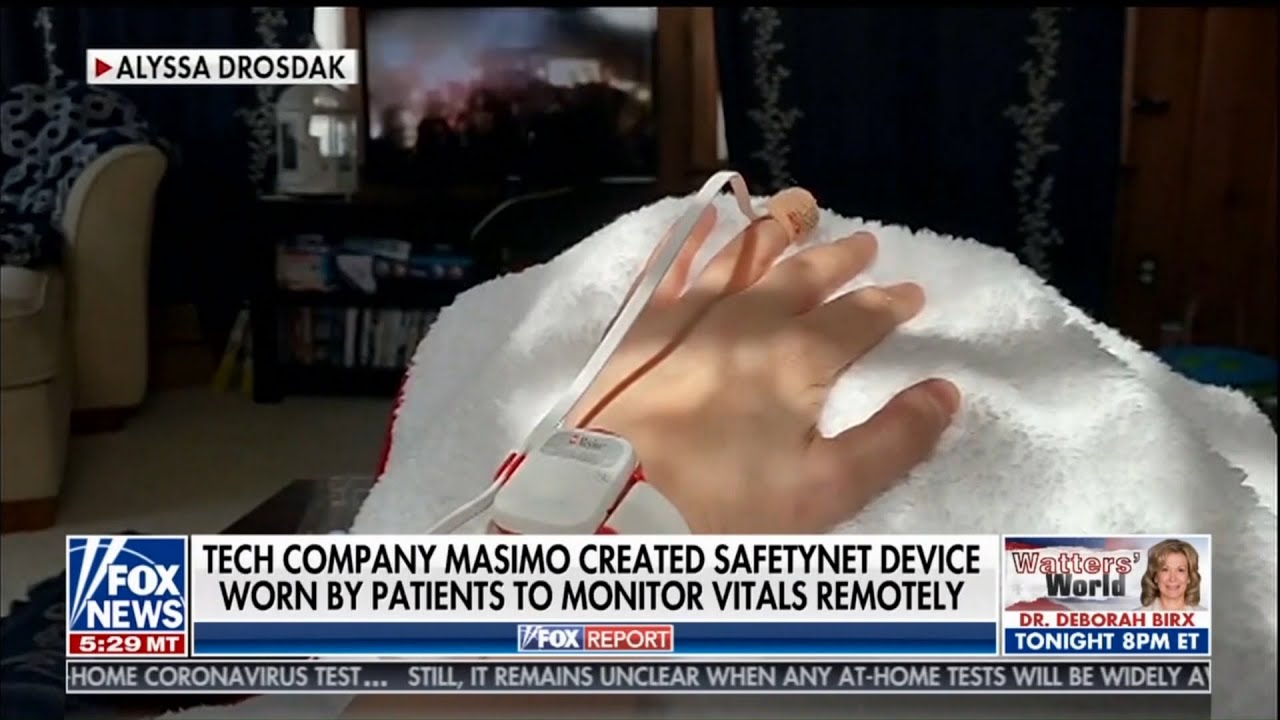 Masimo's tweet card. Fox News Reports on How Hospitals Are Using Masimo SafetyNet™ to...