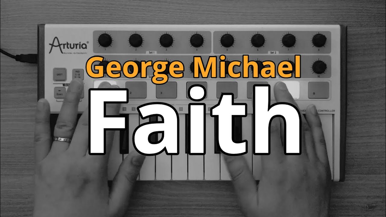 robotgamesound's tweet card. Faith - Mini Keyboard Tribute to George Michael.